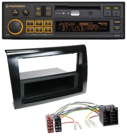 Pioneer DAB MP3 USB Bluetooth Autoradio für Fiat Bravo (ab 2007)