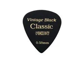 Медиаторы Pickboy GP-07/05 Celluloid Vintage Classic Black 50 шт.