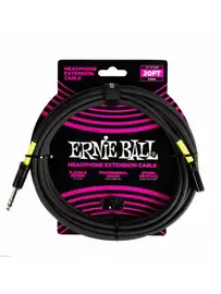 Коммутационный кабель Ernie Ball 6423 Black 6.1 м