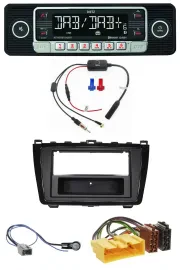 Dietz MP3 DAB Bluetooth USB Autoradio für Mazda 6 (08-12) - glänzend