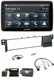 Blaupunkt USB DAB SD Lenkrad Bluetooth Autoradio für BMW 3er E46 2001-2007 Quadl