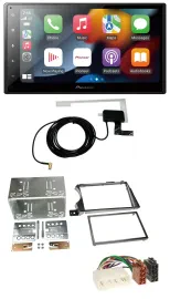 Pioneer MP3 USB Bluetooth DAB 2DIN Autoradio für SSangYong Actyon Kyron 2006-201