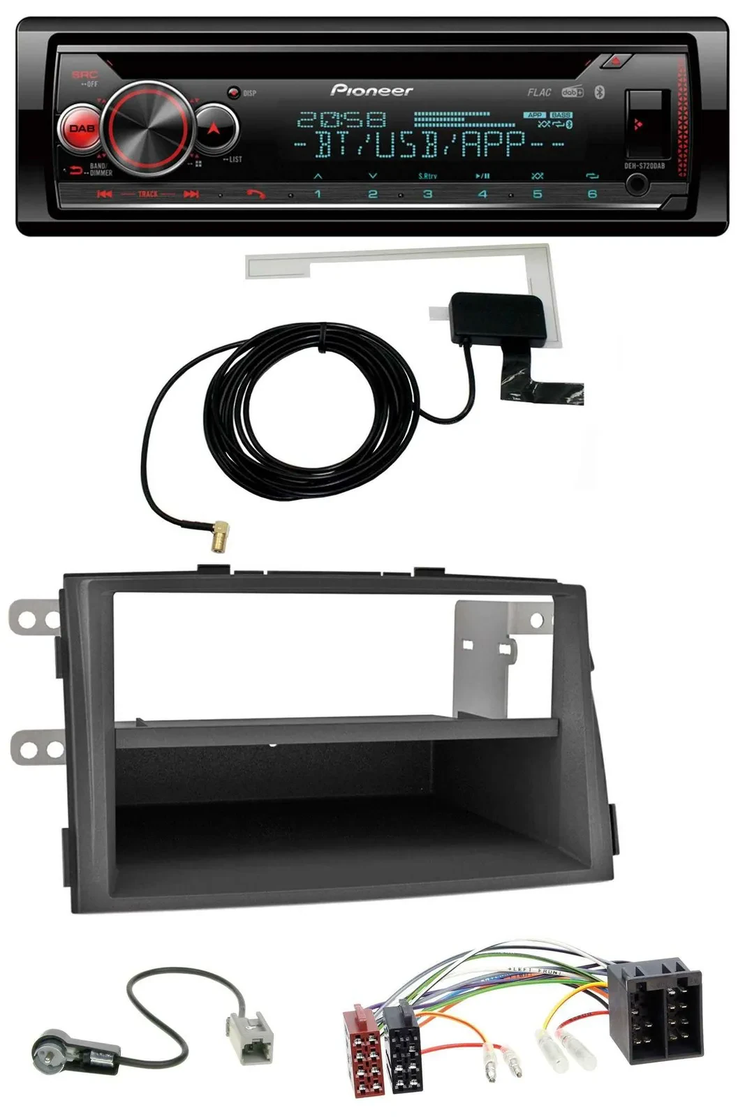 Автомагнитола для Kia Sorento II (2009–2012) Pioneer DAB, CD/MP3, USB, Bluetooth