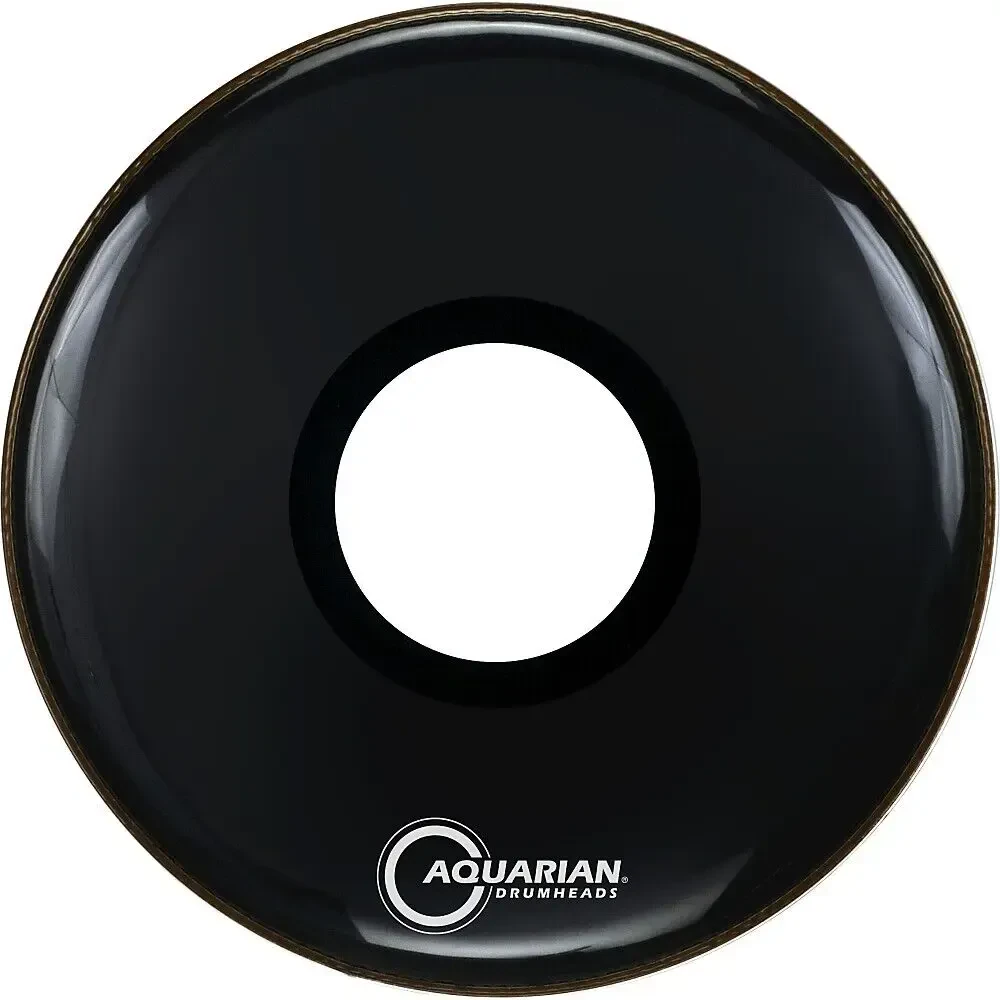 Пластик для барабана Aquarian 22" Regulator RPT Center Port Resonant Gloss Black