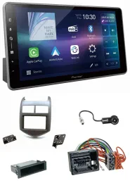 Pioneer Bluetooth USB DAB MP3 Autoradio für Chevrolet Aveo Sonic ab 2011 dunkelg