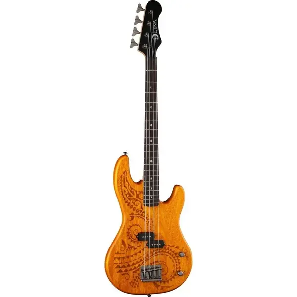 Бас-гитара Luna Guitars Tattoo Short Scale Electric Bass