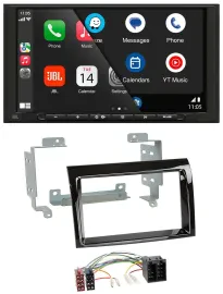 JBL USB 2DIN MP3 Bluetooth AUX Autoradio für Fiat Ducato 2006-2011 Citroen Jumpe