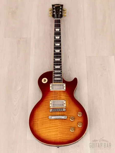 Электрогитара Gibson Les Paul Standard Plus HH Cherry Sunburst w/case USA 2002