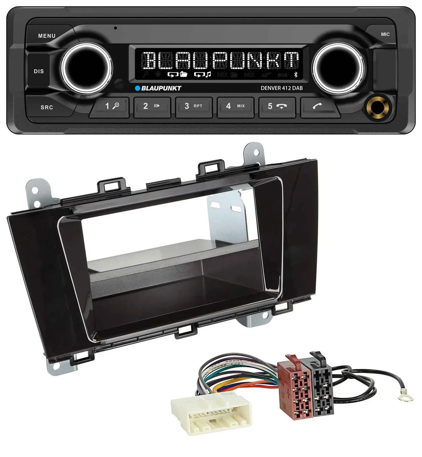 Blaupunkt Bluetooth DAB MP3 USB Autoradio für Subaru Outback (ab 2015)