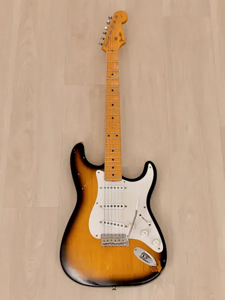 Электрогитара Fender Custom Shop 1957 Stratocaster Partscaster SSS Sunburst w/case USA 2015
