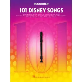 Hal Leonard 101 Disney Songs: Recorder - Noten Sammlung für Blockflöte