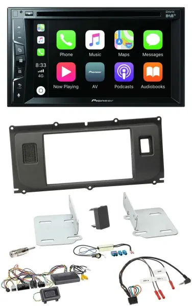 Pioneer Lenkrad USB DVD Bluetooth DAB 2DIN Autoradio für Land Rover Evoque Blind