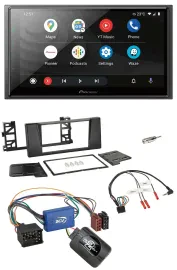 Pioneer USB 2DIN DAB Lenkrad Bluetooth Autoradio für BMW 5er E39 96-04 Aktivsyst
