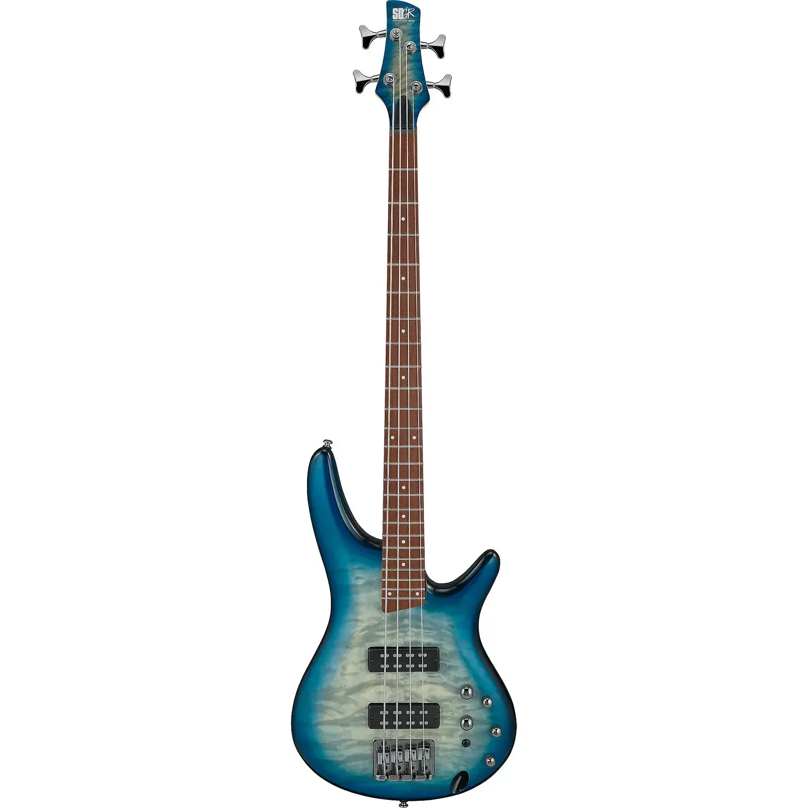 Бас-гитара Ibanez SR400EQM Standard Stained Cosmic Blue Starburst