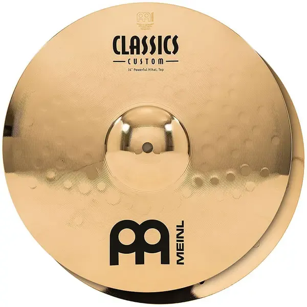 Тарелка барабанная MEINL 14" Classics Custom Powerful Hi-Hat (пара)