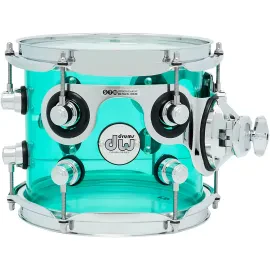 DW Design Series Acrylic Tom With Chrome Hardware 8 x 7 in. Sea Glass