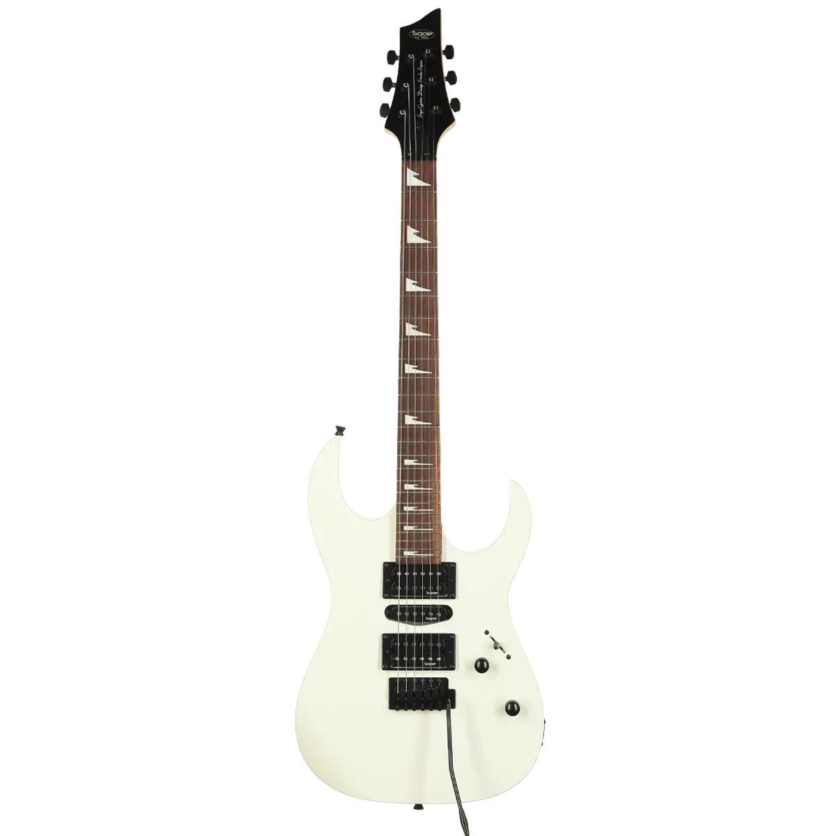 Электрогитара Sqoe Seib370 Ivory с аксессуарами