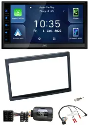JVC DAB Bluetooth Lenkrad USB 2DIN Autoradio für Citroen C3 C2 Berlingo schwarz