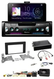 Pioneer USB Lenkrad Bluetooth DAB Autoradio für Toyota Aygo AB7 ab 2022 schwarz