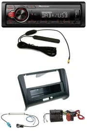 Автомагнитола Pioneer 1-DIN, DAB, USB, AUX, MP3, для Audi TT (2006–2014), Quadlock, для активной системы