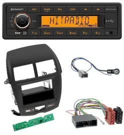 Автомагнитола для Mitsubishi ASX (2010–2014) Continental 1-DIN, DAB, MP3, AUX, USB