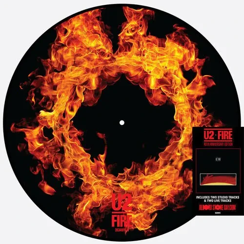 Виниловая пластинка U2 - Fire (40th Anniversary Edition) [New 12" Vinyl] Extended Play, 45 Rpm, Pict