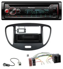 Pioneer MP3 DAB CD Bluetooth USB Autoradio für Hyundai i10 (2008-2013) schwarz