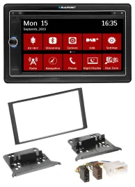 Blaupunkt Bluetooth DAB 2DIN USB DVD MP3 Autoradio für Kia Sorento BL 2006-2009