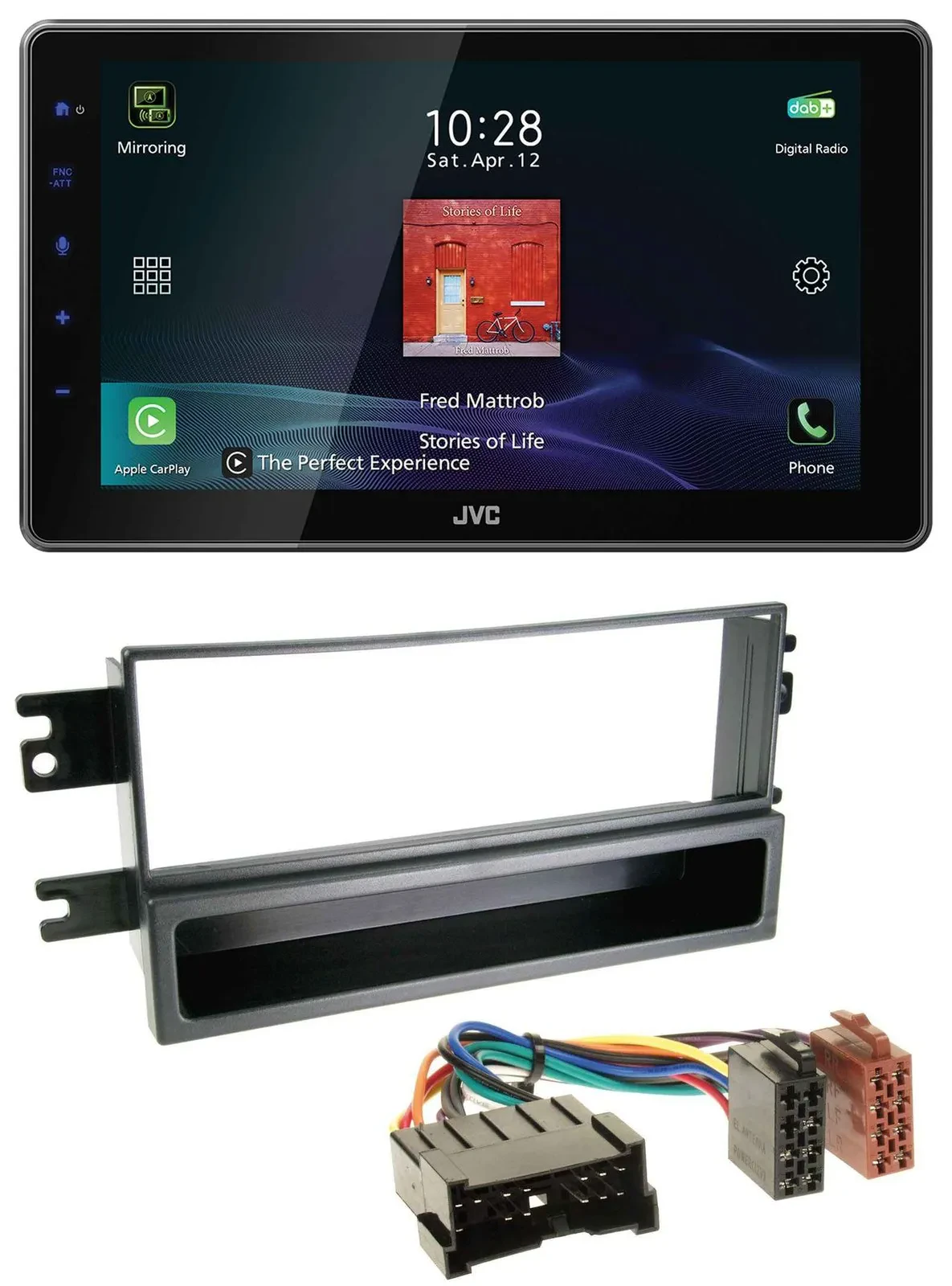 JVC DAB MP3 Bluetooth USB Autoradio für Kia Cerato (bis 2007)