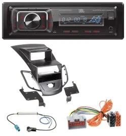 JBL SD AUX MP3 USB Bluetooth Autoradio für Ford Fiesta 08-10 Display schwarz