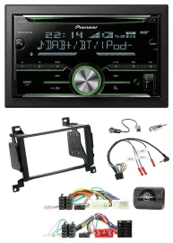 Автомагнитола Pioneer 2DIN Bluetooth, CD, DAB, USB для Hyundai Santa Fe (2010–2020)