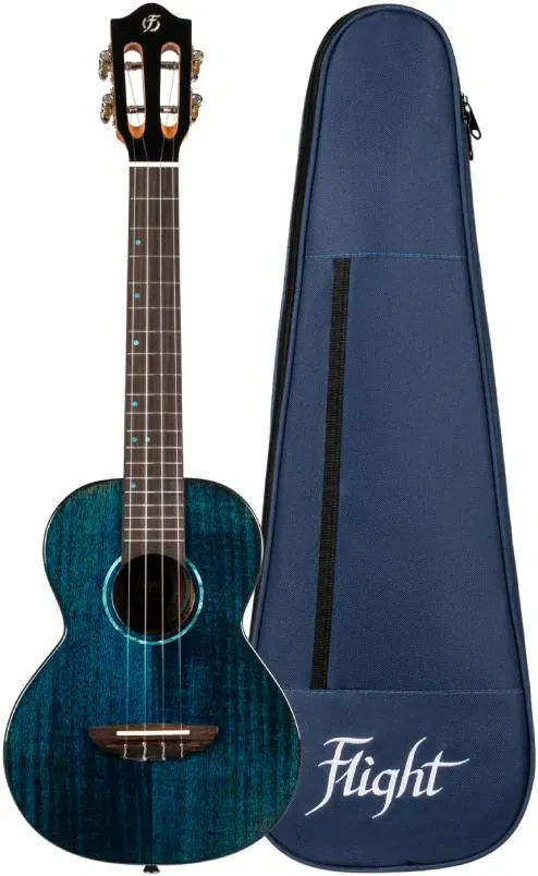 Укулеле FLIGHT IRIS Tinta Tenor TDB тенор, массив махагони, глянцевое покрытие