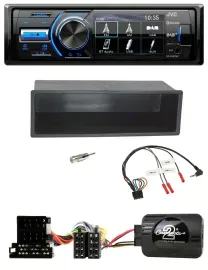 JVC Bluetooth Lenkrad USB DAB Autoradio für VW Passat Golf IV Polo schwarz