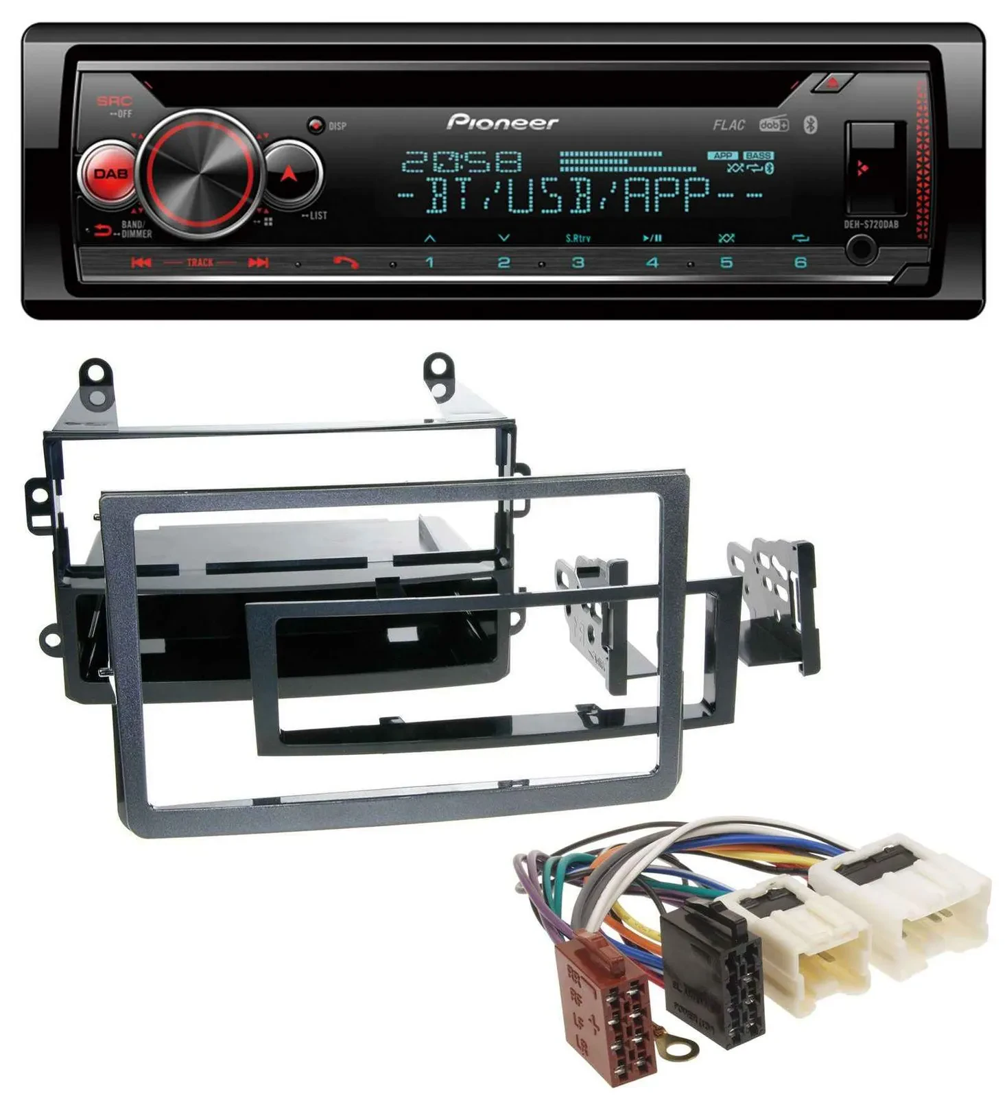 Pioneer MP3 DAB CD Bluetooth USB Autoradio für Nissan 350Z (ab 2006)