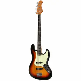 Бас-гитара Kozmos 60s J-Style RW 3-Tone Sunburst