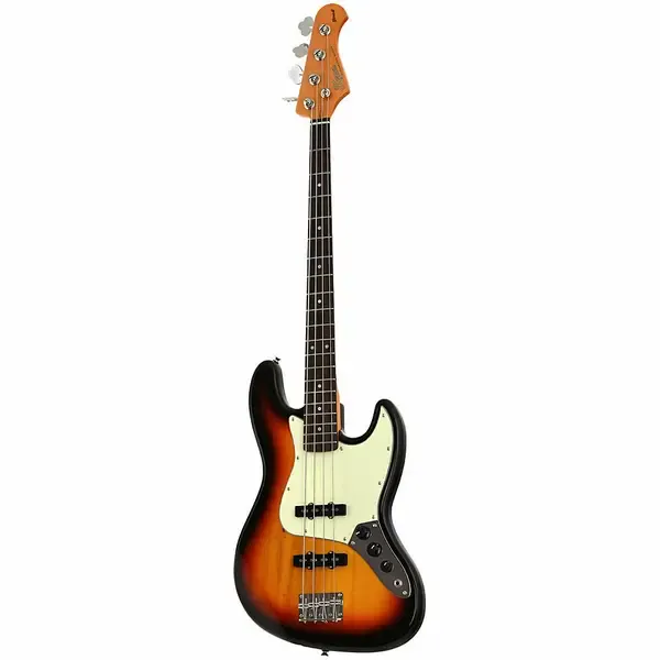 Бас-гитара Kozmos 60s J-Style RW 3-Tone Sunburst
