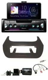 Автомагнитола Pioneer Bluetooth DAB USB для Citroen Nemo, Fiat Fiorino, Peugeot, совместимая с кнопками на руле