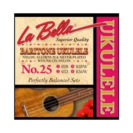 Струны для укулеле баритон LA BELLA 25