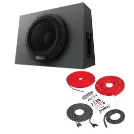 Pioneer TS-WX1210A 12" Amplified Subwoofer and Enclosure with Amp Kit