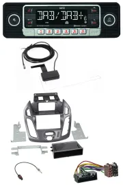 Dietz DAB Bluetooth USB MP3 Autoradio für Ford Transit Connect 12-18 Display Peg