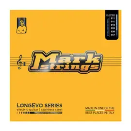 Струны для электрогитары Markbass Longevo Series Nano-Film Stainless Steel 11-49