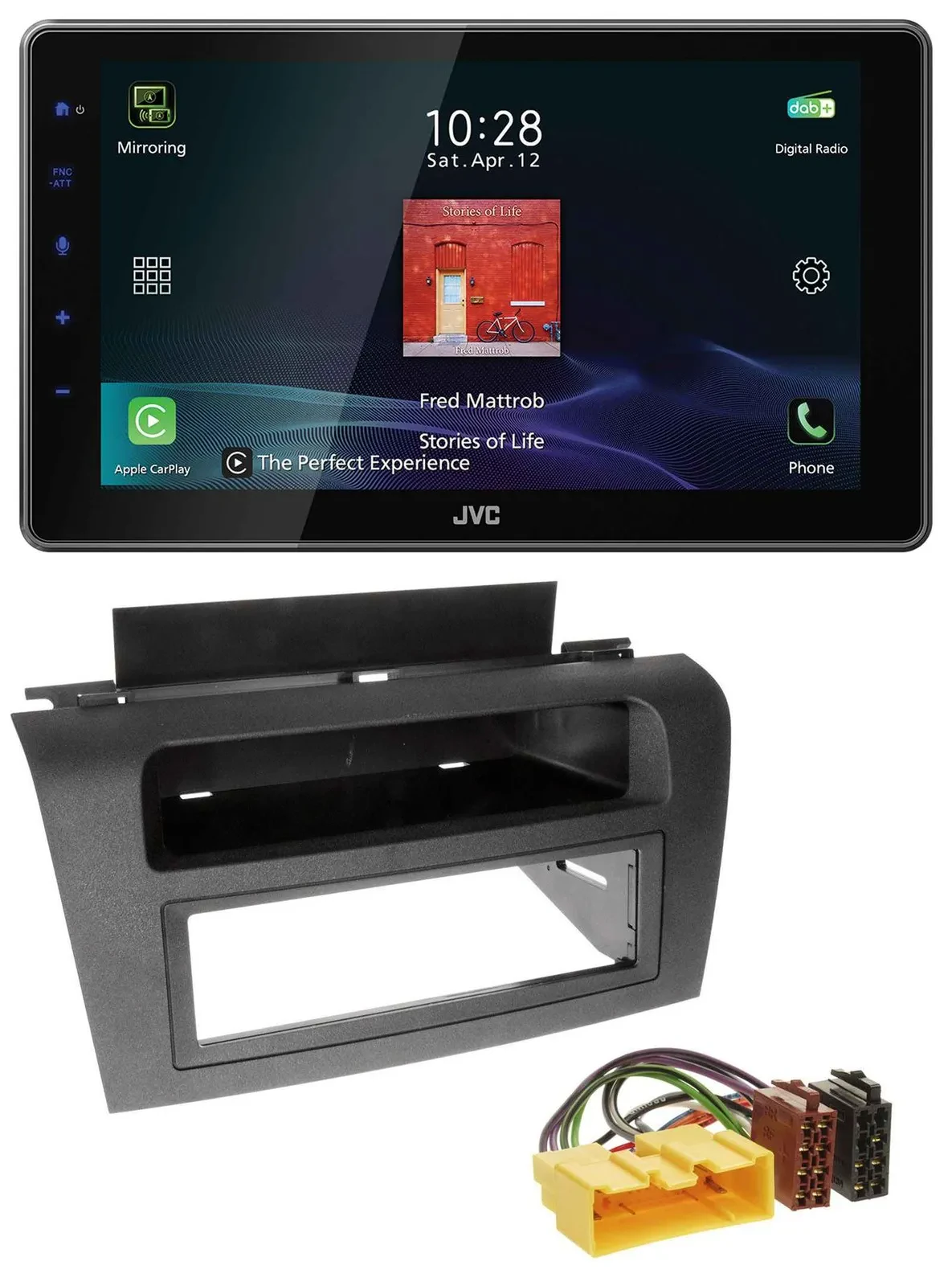 Автомагнитола для Mazda 3 (2004–2008) JVC DAB MP3 Bluetooth USB