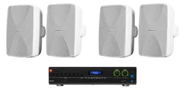 Настенная акустика JBL WET-7020W White с усилителем (4 штуки)