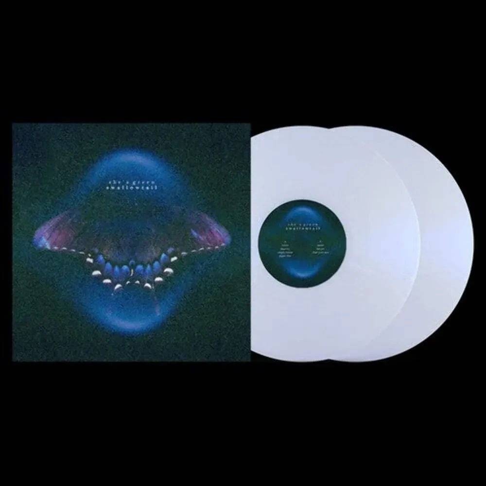 She's Green - swallowtail / chrysalis [Indie-Exclusive Iridescent White Vinyl]