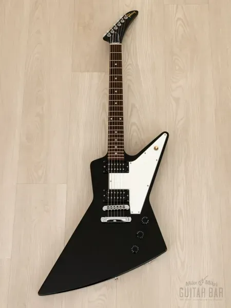 Электрогитара Gibson Explorer 1976 Vintage Reissue HH Ebony w/case USA 2012