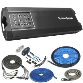 Rockford Fosgate T1000X5AD 5-channel Amplifier with Amp Kit