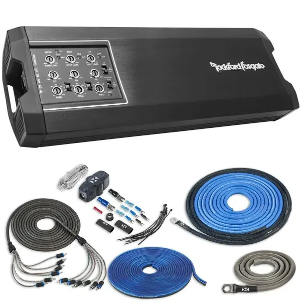 Rockford Fosgate T1000X5AD 5-channel Amplifier with Amp Kit