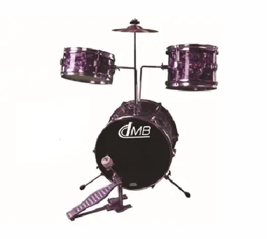 Ударная установка акустическая Foix CDF-1096PR детская фиолетовая