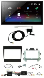 Pioneer DAB Lenkrad Bluetooth 2DIN USB Autoradio für Porsche 911 2011-2017 991