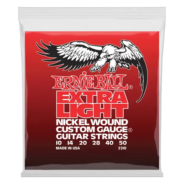 Струны для электрогитары Ernie Ball 2210 Nickel Wound Extra Light 10-50